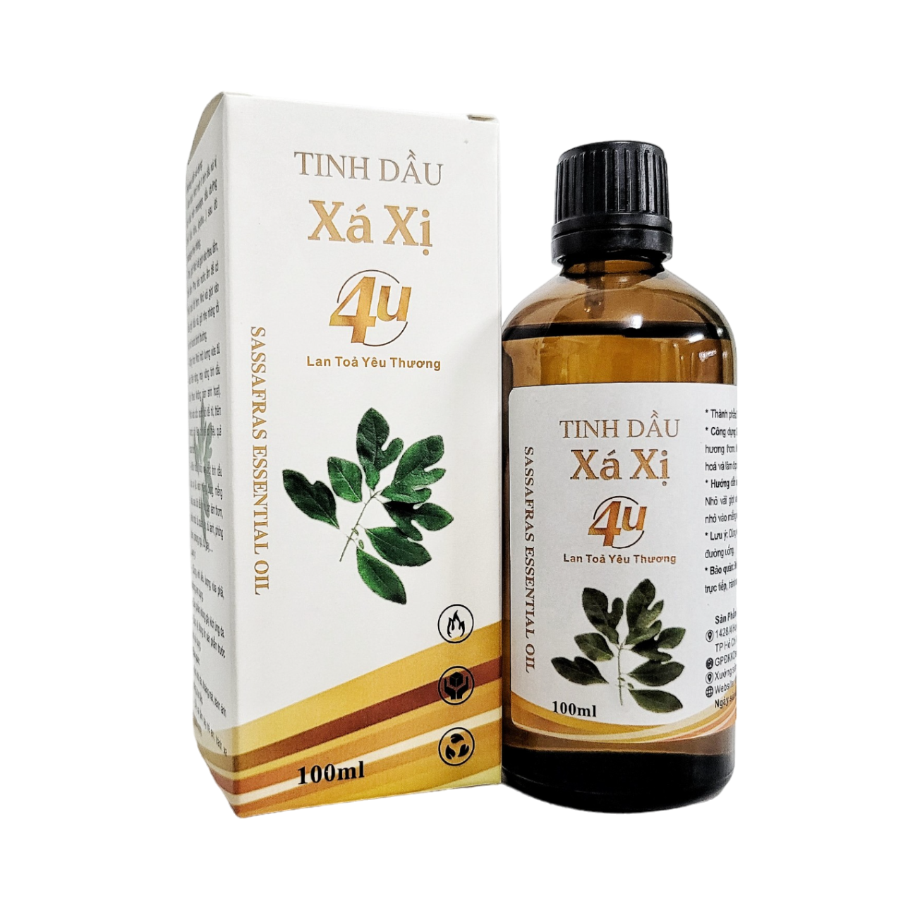 Tinh dầu xá xị 100ml